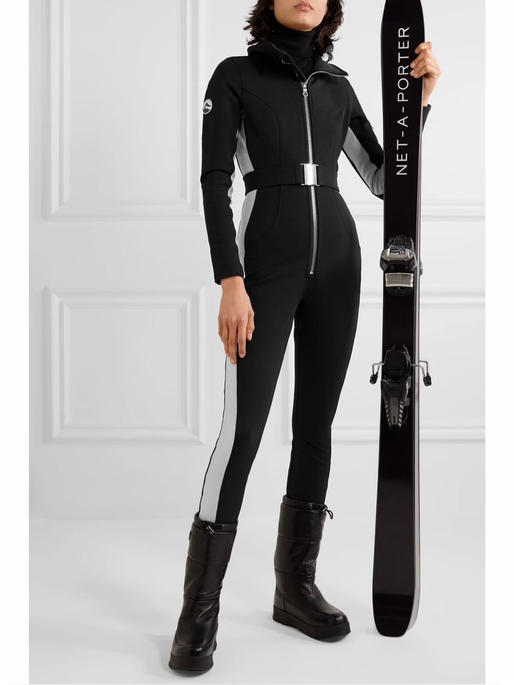 Cordova signature ski suit in Onyx NWT